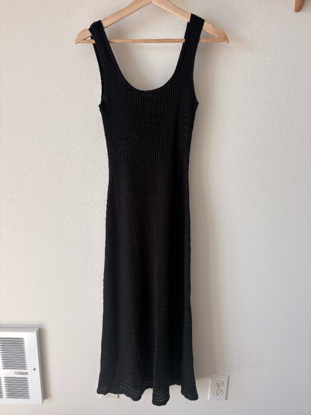 Everlane Crochet Knit Tank Dress